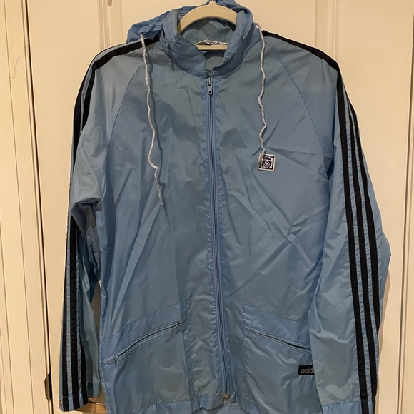 Adidas Baby Blue Windbreaker - Picture 2 of 4